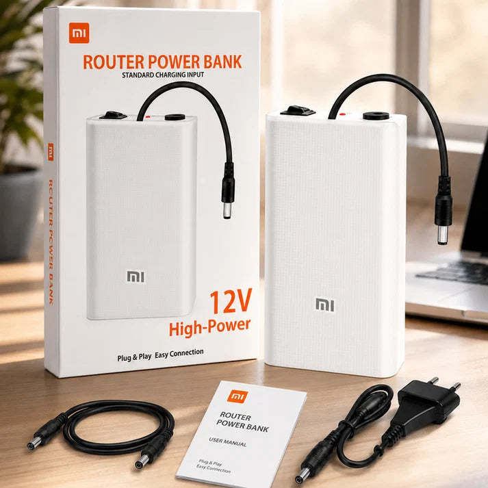 Premium12V Mini UPS Power Bank for Wifi Router & ONU – Up to 7– 8 Hours Backup